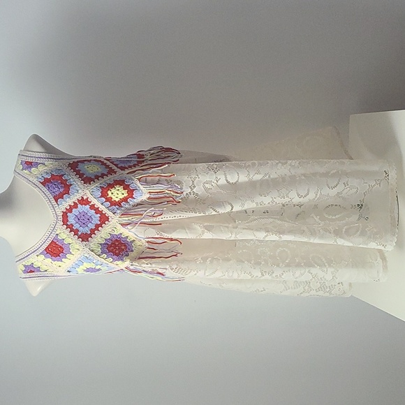 Refashioned Vintage Crochet Lace Dress ♻️ - Picture 2 of 8